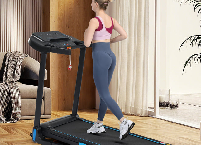 New Treadmills for Home, 3.5HP Hydraulic System Auto Foldable Treadmill with Incline,10MPH 350Lbs Weight Capacity Electric Treadmills with Heart Rate Sensors,Type C & USB Charge ,Bluetooth Speaker