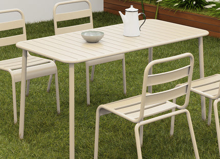 Sella long table outdoor dining table villa courtyard balcony table outdoor leisure table simple garden waterproof table