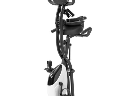 Exercise Bike,Workout Bikes for Home,Folding Stationary Bikes for Home with 16-Level Magnetic Resistance, 300LBS Capacity X-Bike Indoor Exercise Equipment with Heart Rate Sensor & LCD Monitor