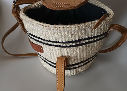 Peace Micro Handmade Sisal Crossbody Bag