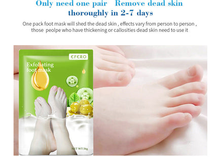Exfoliating Foot Mask Foot SPA Pedicure Socks Removing Dead Skin Whitening Heels Feet Peeling Anti Cracked Foot Skin Care