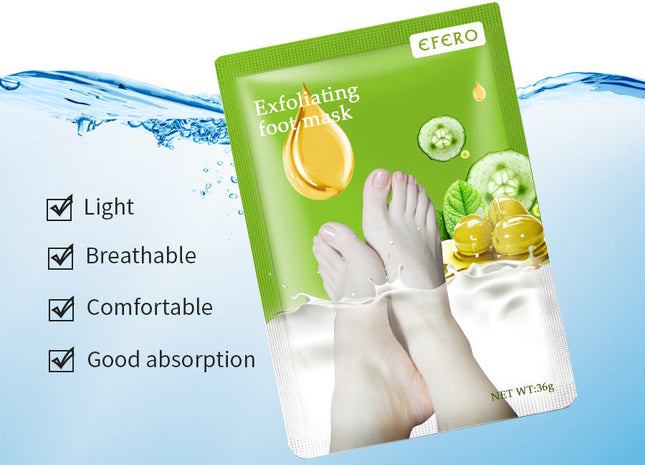 Exfoliating Foot Mask Foot SPA Pedicure Socks Removing Dead Skin Whitening Heels Feet Peeling Anti Cracked Foot Skin Care