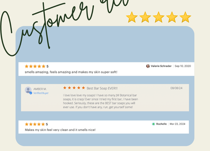 Eucalyptus + Mint  Handcrafted Soap