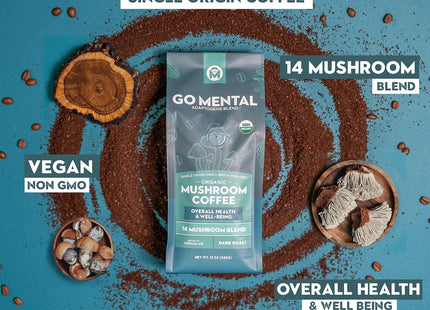14 Mushroom Coffee Adaptogens Blend