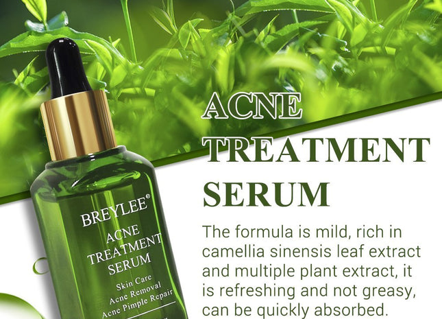 BREYLEE Acne Treatment Serum Face Facial Anti Acne Scar Removal Cream Skin Care Whitening Repair Pimple Remover For Acne
