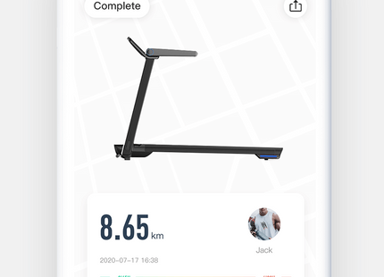 Fitshow App Home Foldable Treadmill with Incline, Folding Treadmill for Home Workout, Electric Walking Running Treadmill Machine 5' LCD Screen 250 LB Capacity Bluetooth Music