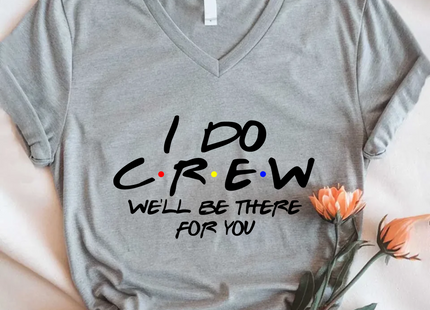 💎 Bachelorette Party Shirts Bride, I Do Crew V-Neck Tee 🍾