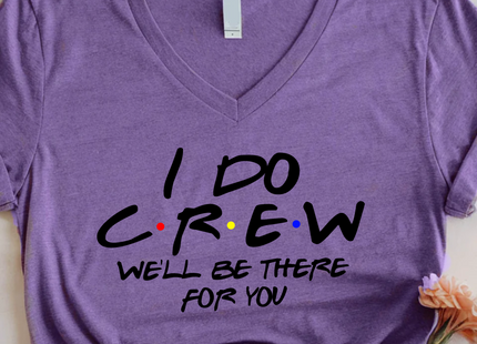 💎 Bachelorette Party Shirts Bride, I Do Crew V-Neck Tee 🍾