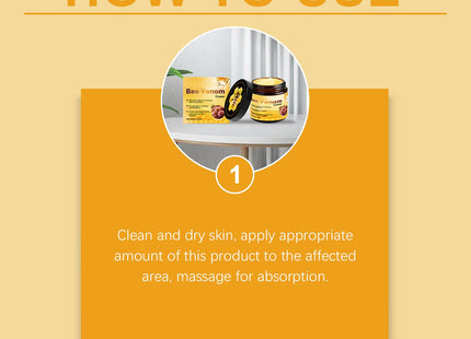 AMZ Bee Venom Skin Care Cream Is Gentle, Moisturizing, Hydrating, Smooth And Delicate. It Is Suitable For Daily External Application And Skin Care