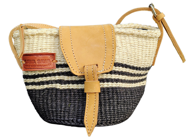 Small Balance Handmade Shoulder Kiondo Sisal Crossbody Bag