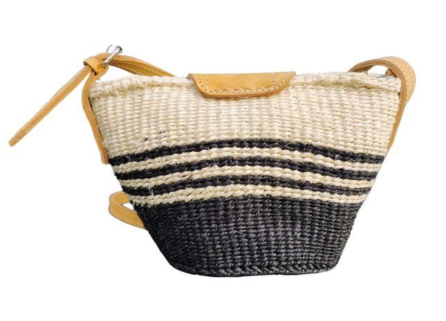 Small Balance Handmade Shoulder Kiondo Sisal Crossbody Bag