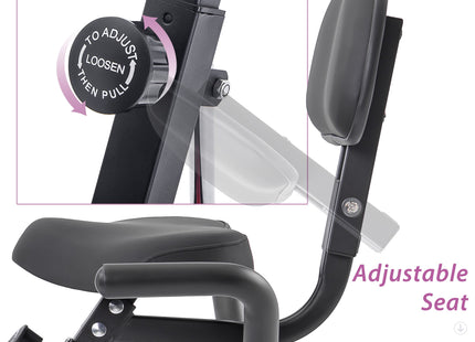 Exercise Bike,Workout Bikes for Home,Folding Stationary Bikes for Home with 16-Level Magnetic Resistance, 300LBS Capacity X-Bike Indoor Exercise Equipment with Heart Rate Sensor & LCD Monitor