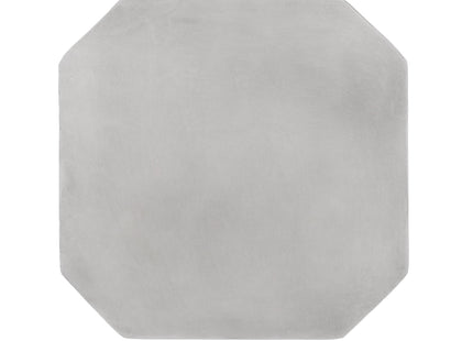 Modern Outdoor Lightweight Concrete Side Table in Natural Color