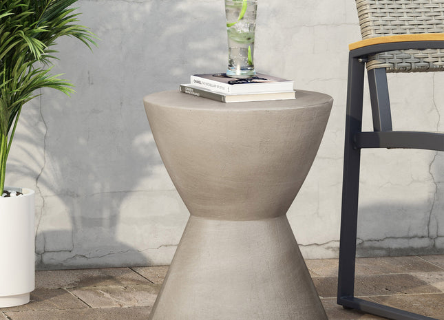 Outdoor MGO Side Table, Light Grey_70883.00