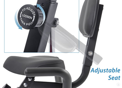 Exercise Bike,Workout Bikes for Home,Folding Stationary Bikes for Home with 16-Level Magnetic Resistance, 300LBS Capacity X-Bike Indoor Exercise Equipment with Heart Rate Sensor & LCD Monitor