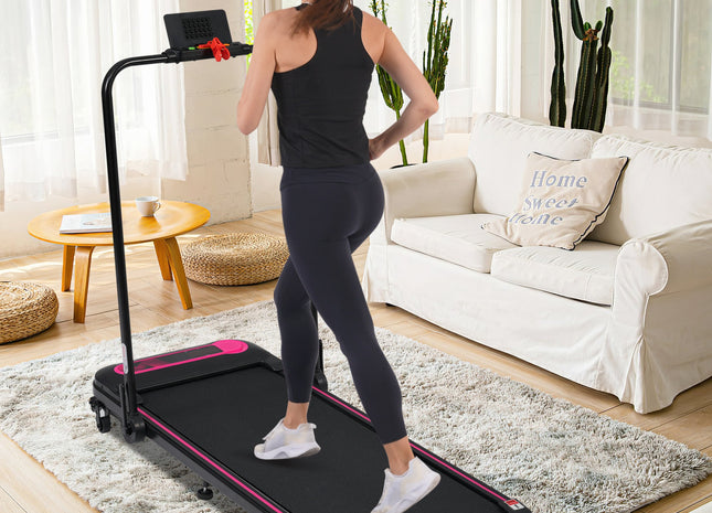 NEW Folding Walking Pad Under Desk Treadmill for Home Office -2.5HP Walking Treadmill With Incline 0.5-7.5MPH 300LBS Capacity Treadmill for Walking Running - Two Ways to Adjust Speed