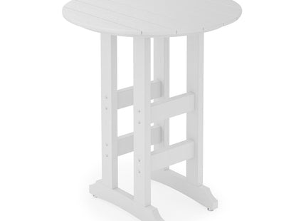 SoPoly 36" Round Bar Table