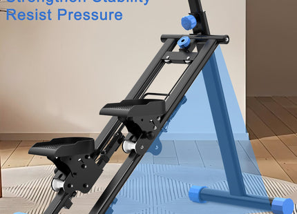 Stair Stepper for Home-Upgrade Vertical Climber Workout Machine for Full-Body Exercise Climber Fitness Equipment with Stable Frame Adjustable Handlebar-Blue