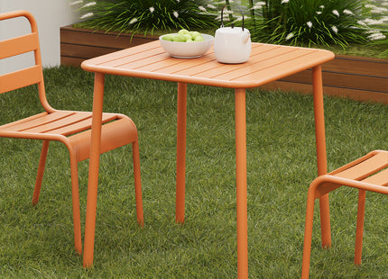 Sera square table outdoor (red)courtyard table villa open air dining table waterproof table retro American modern simple balcony table coffee table