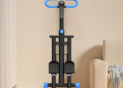 Stair Stepper for Home-Upgrade Vertical Climber Workout Machine for Full-Body Exercise Climber Fitness Equipment with Stable Frame Adjustable Handlebar-Blue