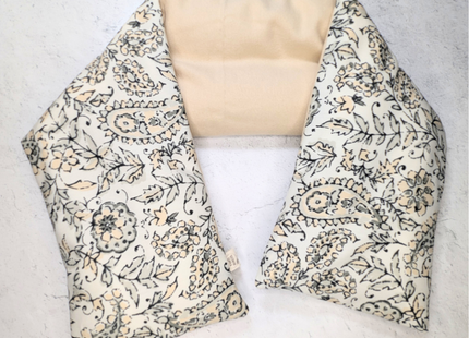 Weighted Neck Wrap - White Paisley