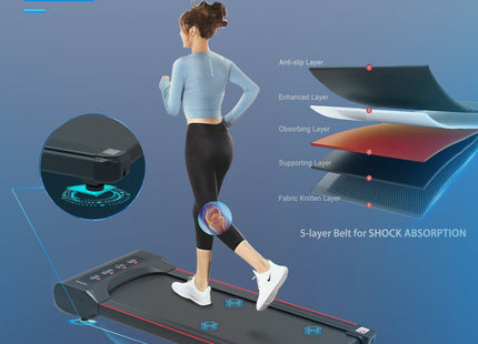 Under Desk Treadmill Machine 300 LB Capacity Walking Pad  for Home Office