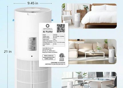 Ethereal Rain AEH300 Air Purifier & Humidifier Combo - European version