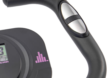 Exercise Bike,Workout Bikes for Home,Folding Stationary Bikes for Home with 16-Level Magnetic Resistance, 300LBS Capacity X-Bike Indoor Exercise Equipment with Heart Rate Sensor & LCD Monitor