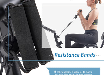 Exercise Bike,Workout Bikes for Home,Folding Stationary Bikes for Home with 16-Level Magnetic Resistance, 300LBS Capacity X-Bike Indoor Exercise Equipment with Heart Rate Sensor & LCD Monitor