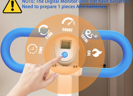 Stair Stepper with resistance Home-Upgrade Vertical Climber Workout Machine for Full-Body Exercise Climber Fitness Equipment with Stable Frame Adjustable Handlebar-Blue