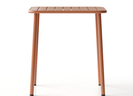 Sera square table outdoor (red)courtyard table villa open air dining table waterproof table retro American modern simple balcony table coffee table