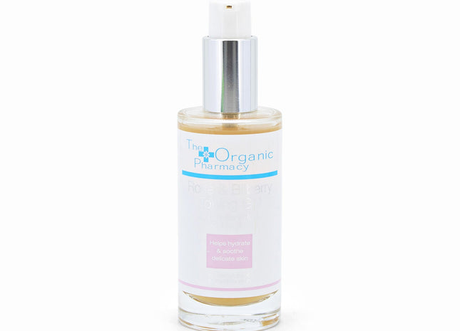 The Organic Pharmacy Rose & Bilberry Toning Gel 1.7oz - Small Amount Missing