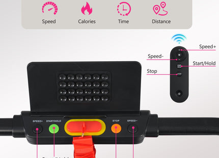 NEW Folding Walking Pad Under Desk Treadmill for Home Office -2.5HP Walking Treadmill With Incline 0.5-7.5MPH 300LBS Capacity Treadmill for Walking Running - Two Ways to Adjust Speed