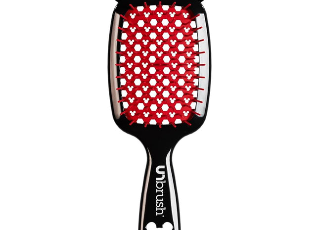 UNbrush Disney Detangling Brush Mickey Mouse Black & Red - New
