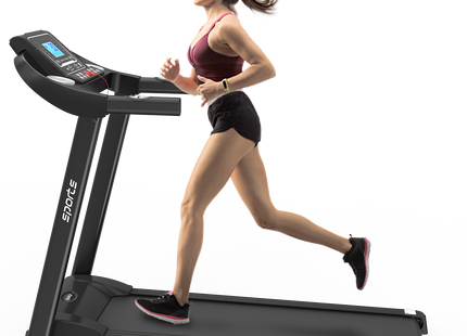 Fitshow App Home Foldable Treadmill with Incline, Folding Treadmill for Home Workout, Electric Walking Running Treadmill Machine 5' LCD Screen 250 LB Capacity Bluetooth Music