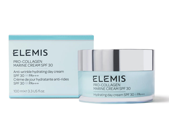 ELEMIS Pro-Collagen Marine Cream SPF 30, Lightweight Anti-Wrinkle Daily Facial Moisturizer