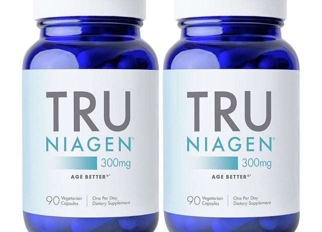 TRU NIAGEN Patented NAD Supplement for Anti Aging and Cell Regeneration, 300mg Niagen, 30 Servings