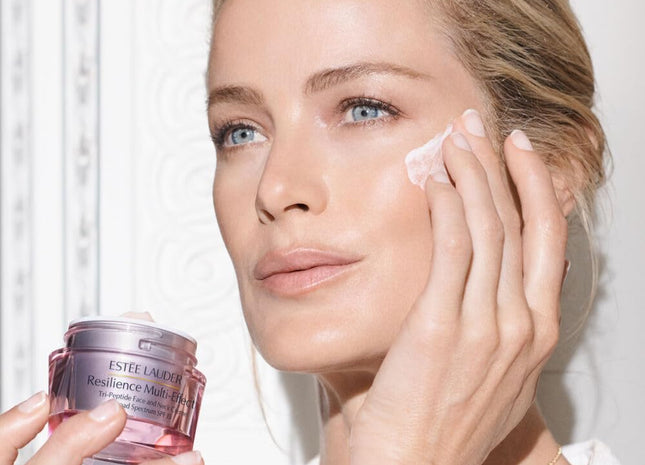 Estee Lauder Resilience Multi-Effect Tri-Peptide Face and Neck Cream Moisturizer SPF 15 | Plumping & Anti-Aging