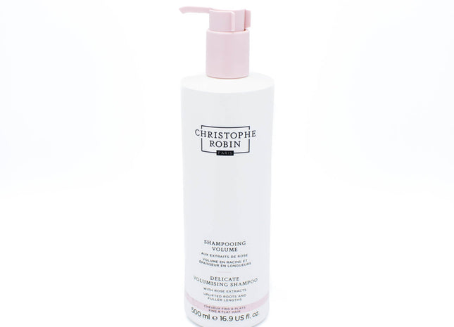 CHRISTOPHE ROBIN Delicate Volumizing Shampoo with Rose Extracts 16.9oz - Imperfect Container