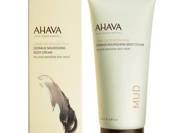 Ahava Dead Sea Mud Dermud Nourishing Body Cream 6.8 Oz