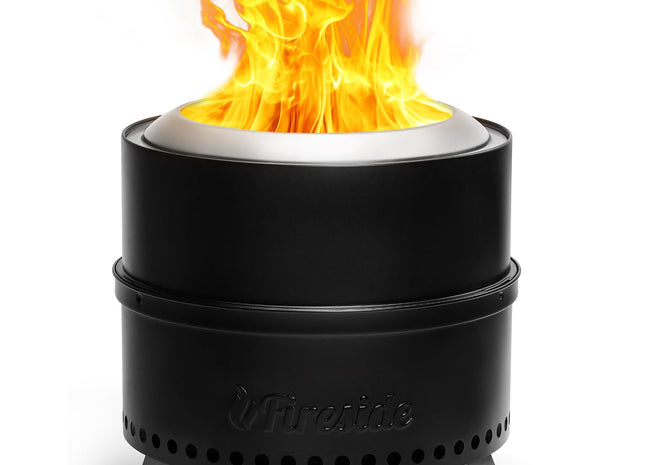 Pluto R19-PG Smokeless Outdoor Fire Pit -  Painted Black