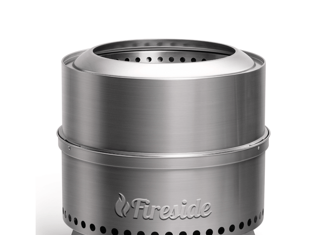 Pluto R19-SS Smokeless Outdoor Fire Pit -  Stainless Steel
