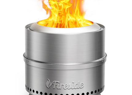 Pluto R19-SS Smokeless Outdoor Fire Pit -  Stainless Steel
