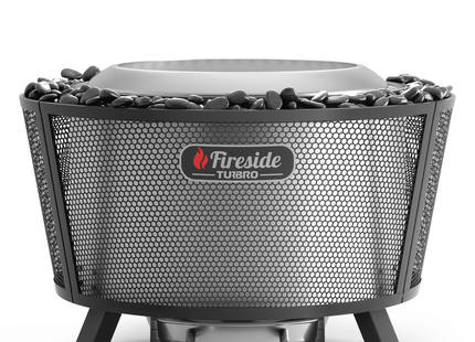 Fireside Pluto R29 Outdoor Fire Pit  - Painted Black