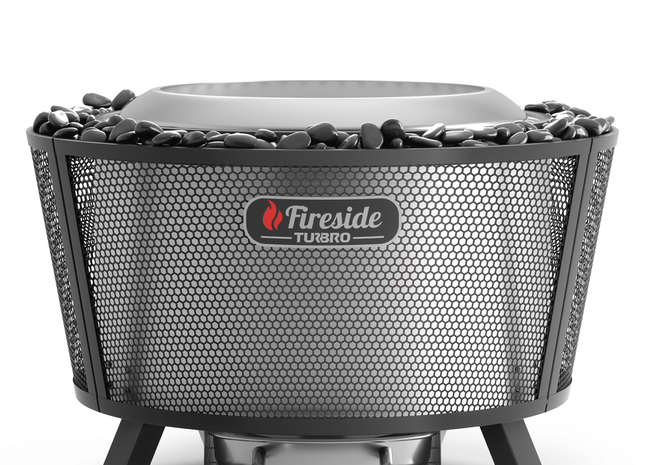 Fireside Pluto R29 Outdoor Fire Pit  - Painted Black