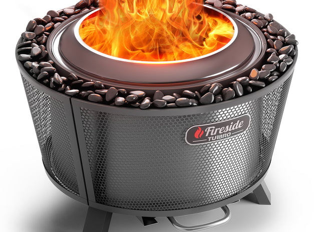 Fireside Pluto R29 Outdoor Fire Pit  - Painted Black