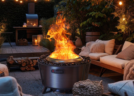 Fireside Pluto R29 Outdoor Fire Pit  - Painted Black