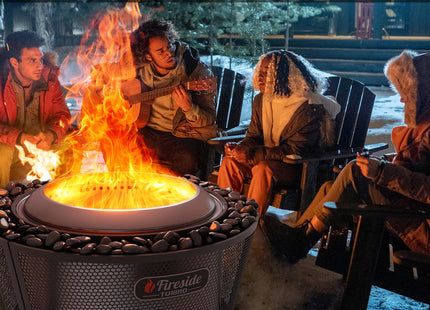 Fireside Pluto R29 Outdoor Fire Pit  - Painted Black