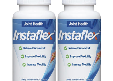 Instaflex Joint Support Supplement - Clinically Studied Joint Relief Blend of Glucosamine, MSM, White Willow, Turmeric, Ginger, Cayenne, Hyaluronic Acid - 90 Capsules