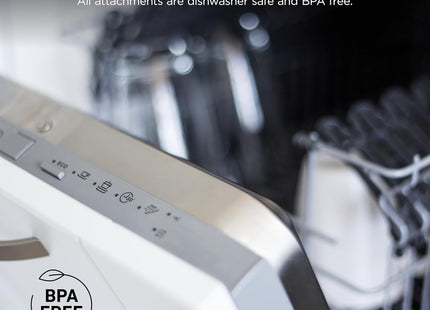 Ninja Immersion Blender and Whisk, Hand Stick Blender, 4 Speeds, with SplatterShield and PanProtect, 4-Cup Blending Vessel, Dishwasher Safe, 5-ft Cord, Ergonomic, Deep Navy, CI201ND